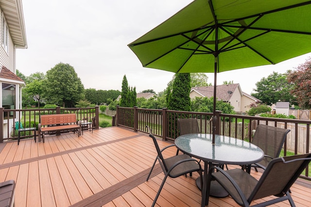 1132 Swanberg Ct, Sycamore, IL 60178 - wooden deck with outdoor dining area