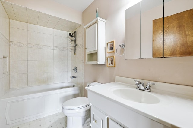 17257 W Rich Ct, Elwood, IL 60421 - full bathroom featuring vanity and shower / bath combination
