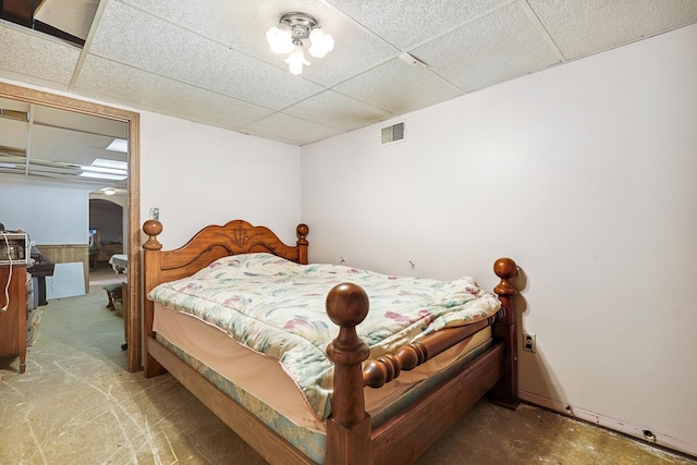 17257 W Rich Ct, Elwood, IL 60421 - bedroom featuring a paneled ceiling and arched walkways