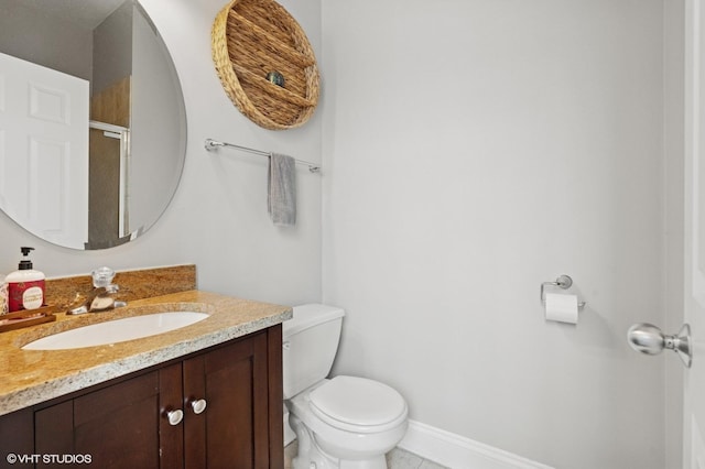 2438 N Clybourn Ave Unit 2, Chicago, IL 60614 - bathroom featuring vanity and a shower with shower door
