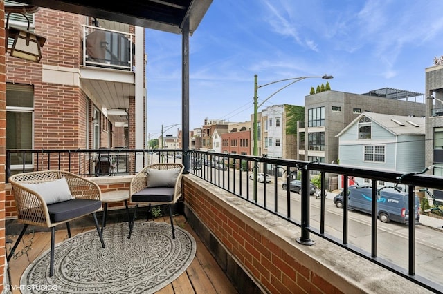 2438 N Clybourn Ave Unit 2, Chicago, IL 60614 - balcony with a residential view