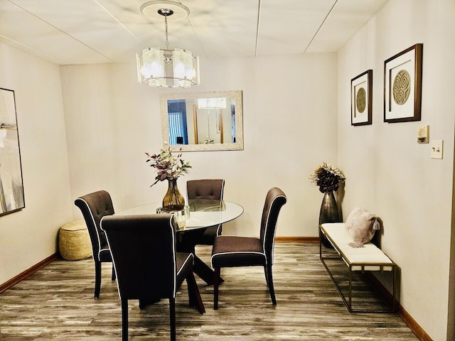5140 Shadow Creek Dr Unit 1, Oak Forest, IL 60452 - dining space with wood finished floors and a chandelier