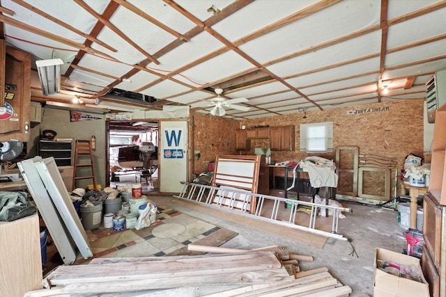 2425 Lockner Blvd, Joliet, IL 60431 - garage featuring ceiling fan