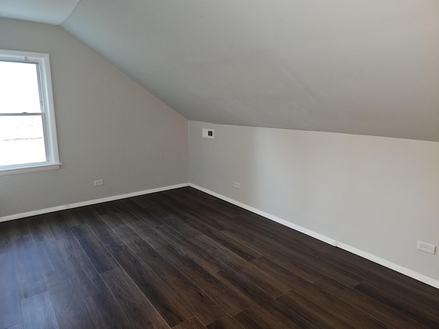 623 Westmoreland Ave, Waukegan, IL 60085 - bonus room with vaulted ceiling and dark wood-type flooring