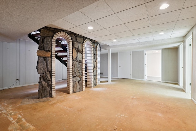 712 Ridge Rd, Lemont, IL 60439 - finished basement with recessed lighting