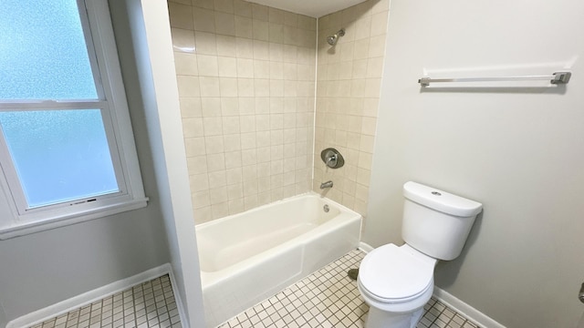 2931 Sunset Ave, Flossmoor, IL 60422 - full bathroom featuring tub / shower combination and tile patterned flooring
