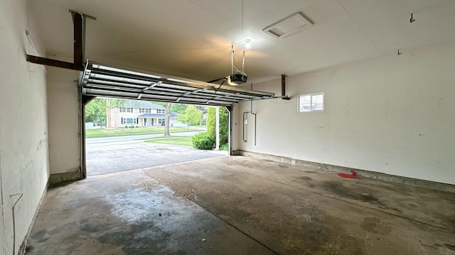 2931 Sunset Ave, Flossmoor, IL 60422 - garage featuring a garage door opener and electric panel