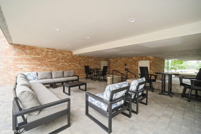 2020 St Johns Ave Unit 309, Highland Park, IL 60035 - view of patio featuring an outdoor hangout area