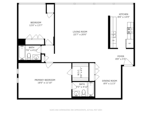 2020 St Johns Ave Unit 309, Highland Park, IL 60035 - view of property floor plan