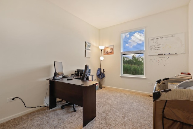 72 Kenneth Ave, Matteson, IL 60443 - carpeted home office featuring baseboards