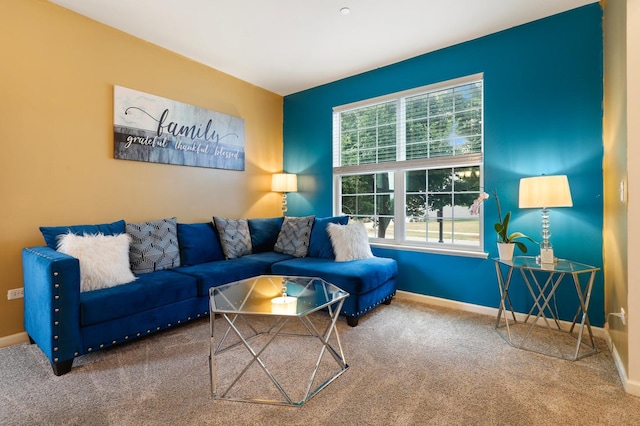 72 Kenneth Ave, Matteson, IL 60443 - living area with carpet and plenty of natural light
