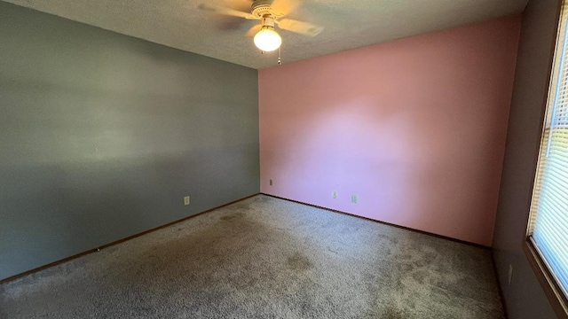 113 E Seminole St, Dwight, IL 60420 - empty room featuring carpet flooring and ceiling fan