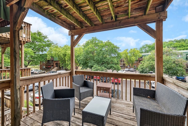 2003 Tall Oaks Dr Unit 2B, Aurora, IL 60505 - view of wooden deck