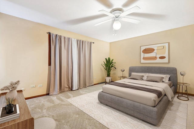 7340 Mimosa Dr, Orland Park, IL 60462 - bedroom with carpet and a ceiling fan