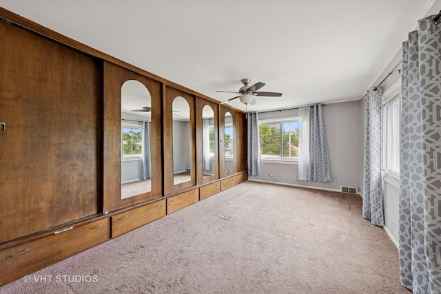 9205 S Utica Ave, Evergreen Park, IL 60805 - spare room with carpet flooring and a ceiling fan
