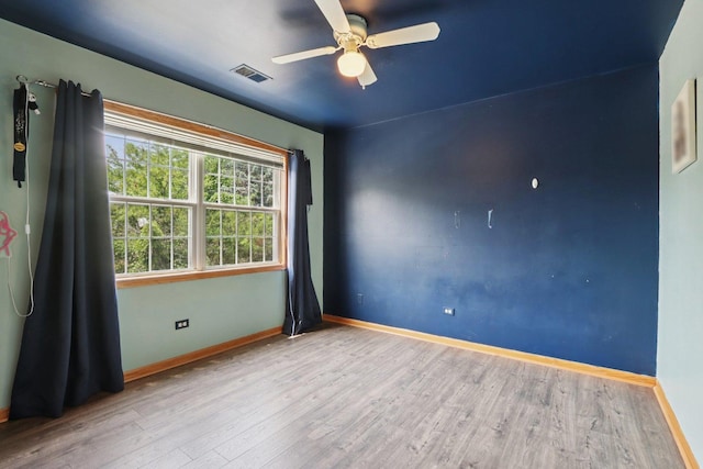 4203 Bunratty Ln, Plainfield, IL 60586 - unfurnished room with wood finished floors and ceiling fan