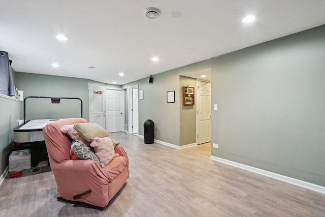 4203 Bunratty Ln, Plainfield, IL 60586 - living area with recessed lighting and light wood finished floors