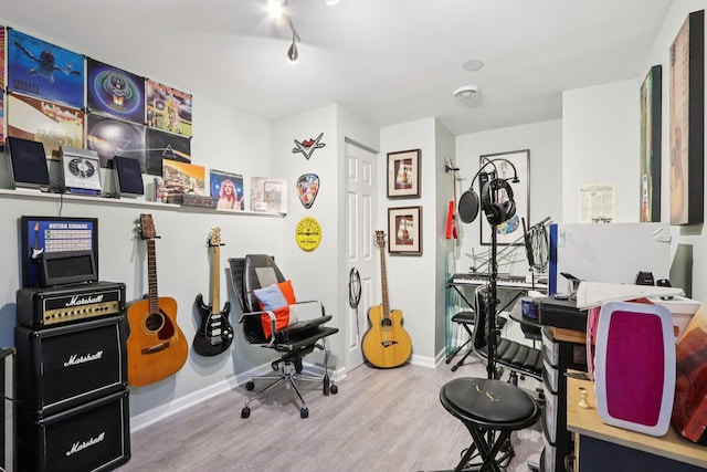 4203 Bunratty Ln, Plainfield, IL 60586 - office with wood finished floors and baseboards