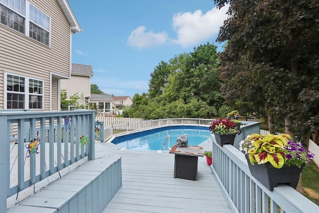 4203 Bunratty Ln, Plainfield, IL 60586 - view of swimming pool with a deck