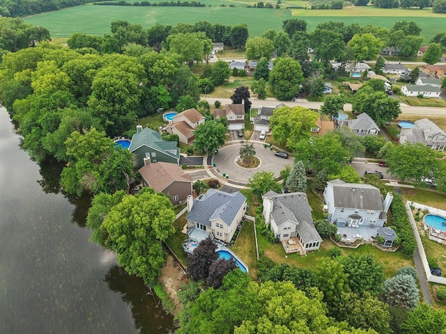 4203 Bunratty Ln, Plainfield, IL 60586 - aerial view of residential area with a large body of water
