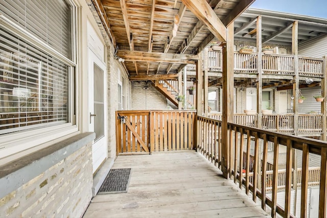 4653 N Lawndale Ave Unit 2S, Chicago, IL 60625 - view of wooden deck