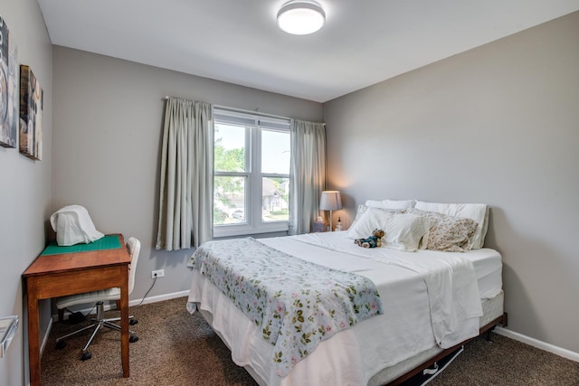 1818 Olde Mill Rd, Plainfield, IL 60586 - bedroom featuring dark carpet and baseboards