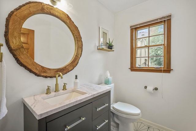 1091 Danforth Dr, Batavia, IL 60510 - half bath featuring vanity and toilet