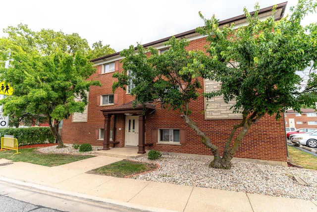2537 Thatcher Ave Unit 3E, River Grove, IL 60171 - view of front facade with brick siding