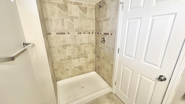 17303 Roy St, Lansing, IL 60438 - bathroom with a shower stall and tile patterned flooring