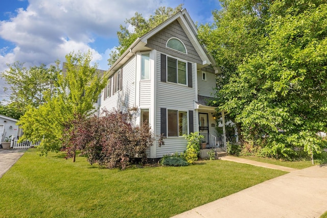 6120 W 98th St, Oak Lawn, IL 60453 - view of front of home with a front lawn