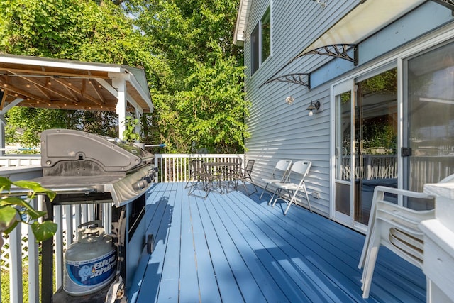 6120 W 98th St, Oak Lawn, IL 60453 - deck with area for grilling