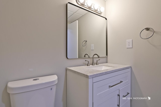 1305 Lilac Ln, Harvard, IL 60033 - bathroom with vanity and toilet
