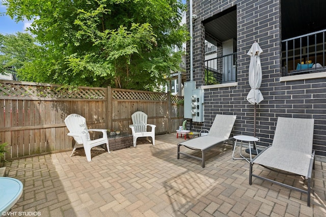 823 W George St Unit 1, Chicago, IL 60657 - view of patio