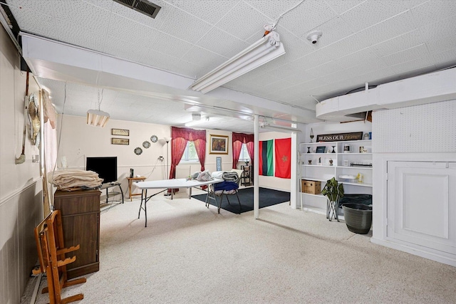 1565 S Pointe Dr, Rantoul, IL 61866 - living area with carpet flooring