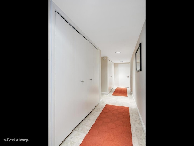 175 E Delaware Pl Unit 8808, Chicago, IL 60611 - corridor with baseboards and recessed lighting