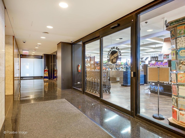 175 E Delaware Pl Unit 8808, Chicago, IL 60611 - lobby featuring a security system and recessed lighting