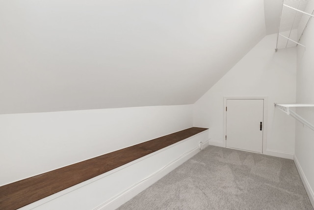 22W672 Elmwood Dr, Glen Ellyn, IL 60137 - walk in closet with vaulted ceiling and light carpet