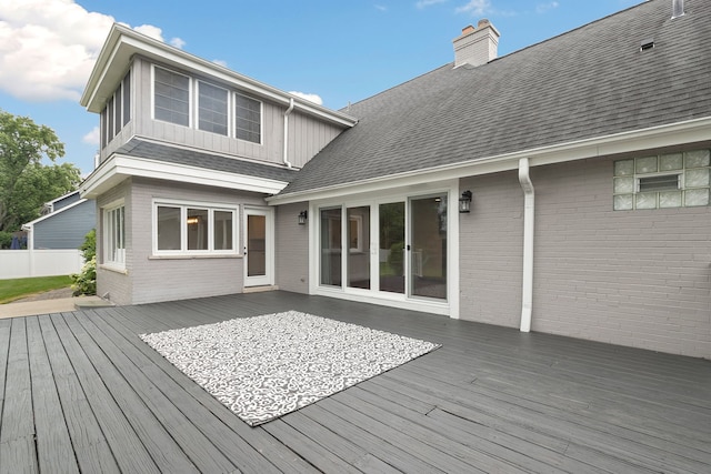 22W672 Elmwood Dr, Glen Ellyn, IL 60137 - view of wooden terrace