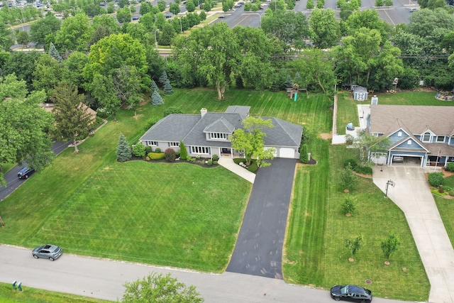 22W672 Elmwood Dr, Glen Ellyn, IL 60137 - bird's eye view