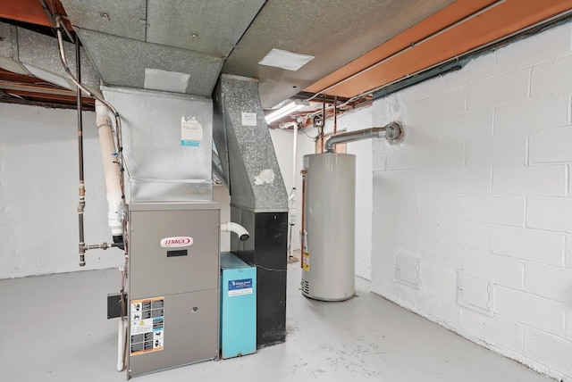 905 W Palm Dr, Mount Prospect, IL 60056 - utility room featuring water heater and heating unit