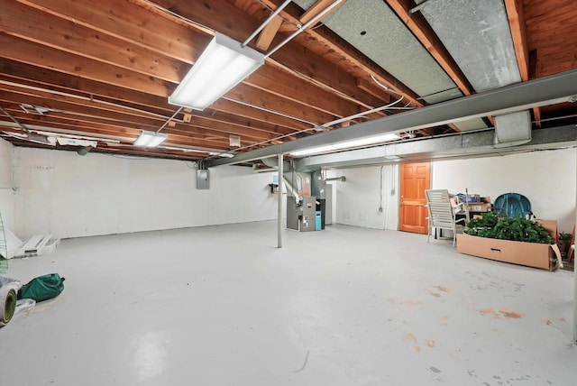 905 W Palm Dr, Mount Prospect, IL 60056 - unfinished below grade area with electric panel and heating unit