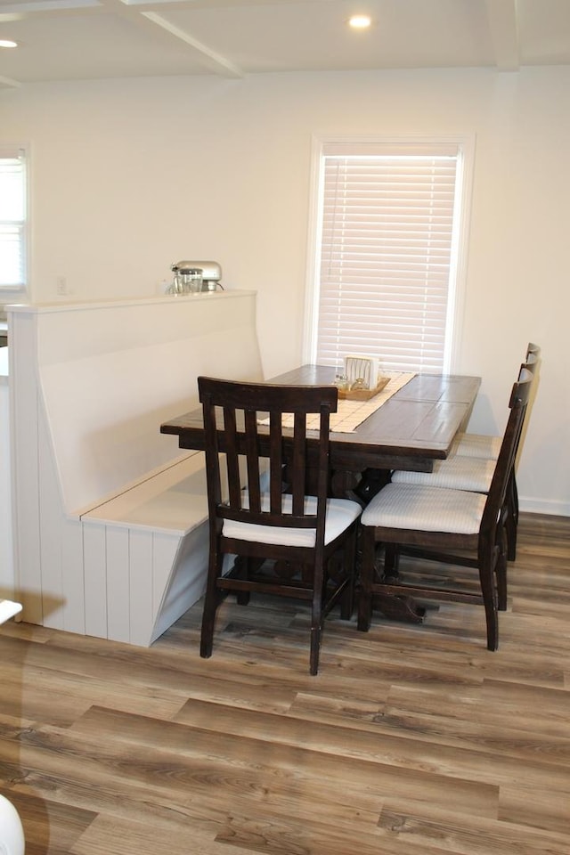 631 Central Ave, Joliet, IL 60436 - dining area with wood finished floors and recessed lighting