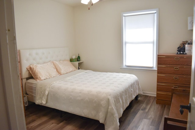 631 Central Ave, Joliet, IL 60436 - bedroom featuring dark wood-style flooring and baseboards