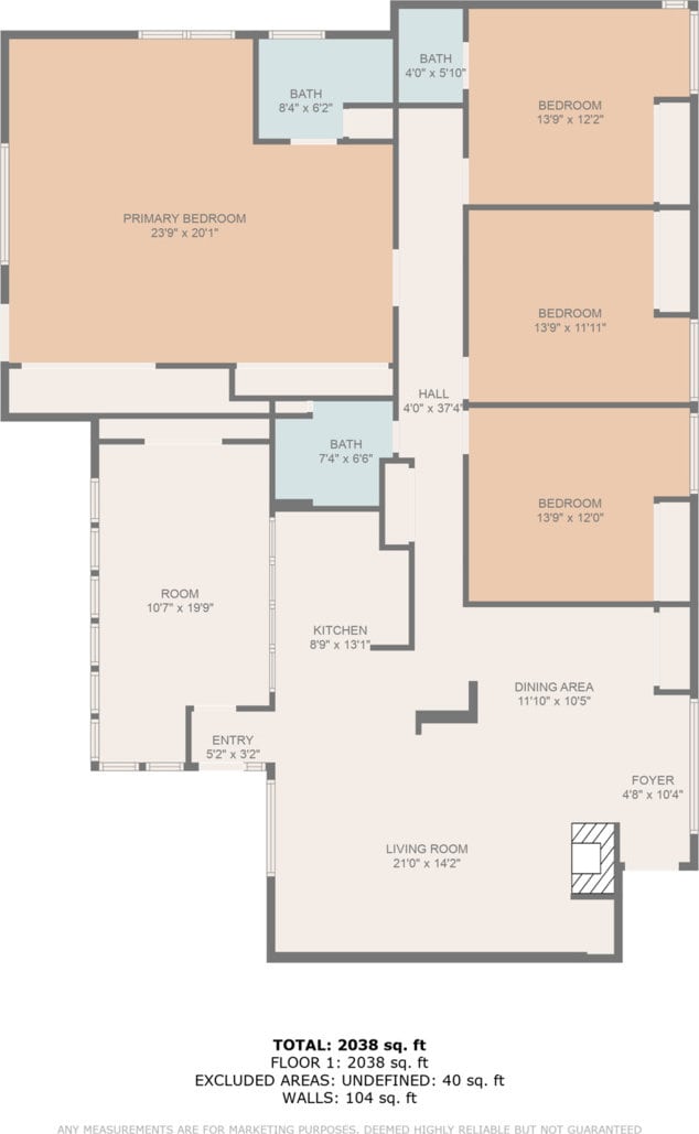 330 S Rosedale Ave, Aurora, IL 60506 - view of floor plan / room layout
