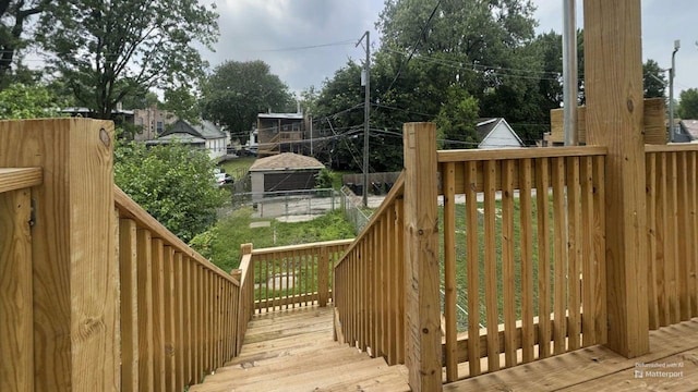 5738 S Carpenter St, Chicago, IL 60621 - wooden deck featuring a fenced backyard