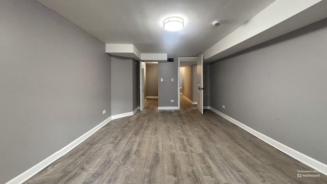 5738 S Carpenter St, Chicago, IL 60621 - finished below grade area featuring wood finished floors and baseboards