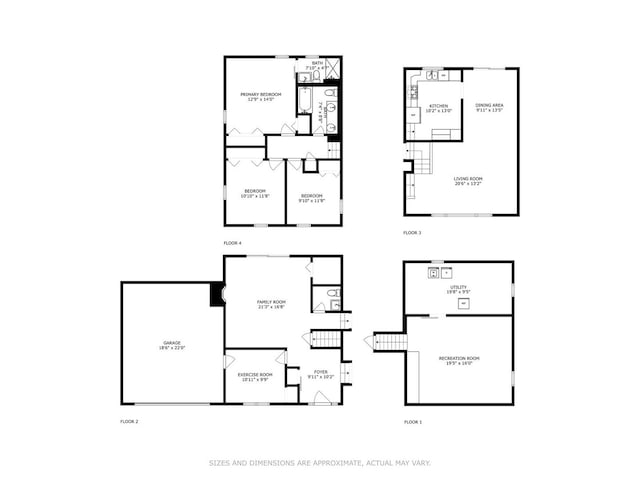 1426 E Kenilworth Ave, Palatine, IL 60074 - view of home floor plan