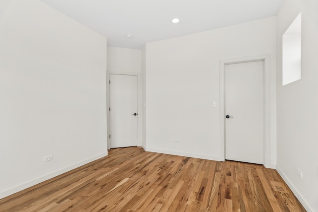 4316 S Michigan Ave Unit 1S, Chicago, IL 60653 - spare room with light wood-type flooring and recessed lighting