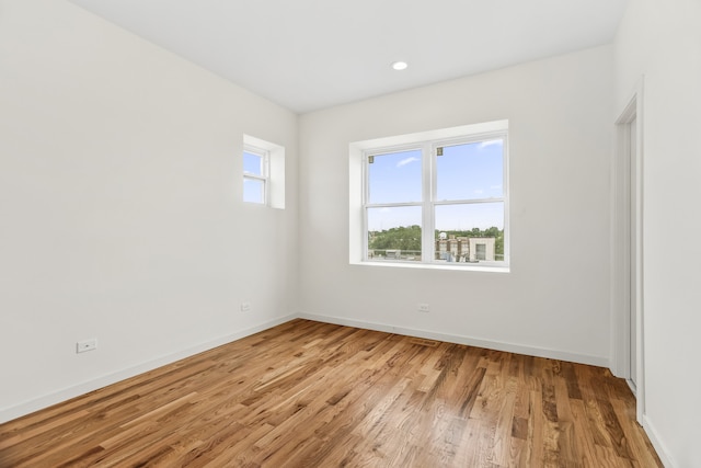 4316 S Michigan Ave Unit 1S, Chicago, IL 60653 - spare room featuring light wood-style floors and recessed lighting