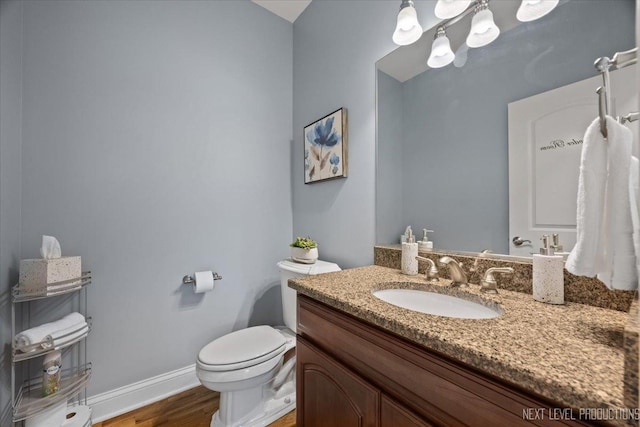 1108 Independence Ave, Elburn, IL 60119 - bathroom featuring vanity and wood finished floors